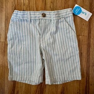 Carter's Navy and White Striped Shorts